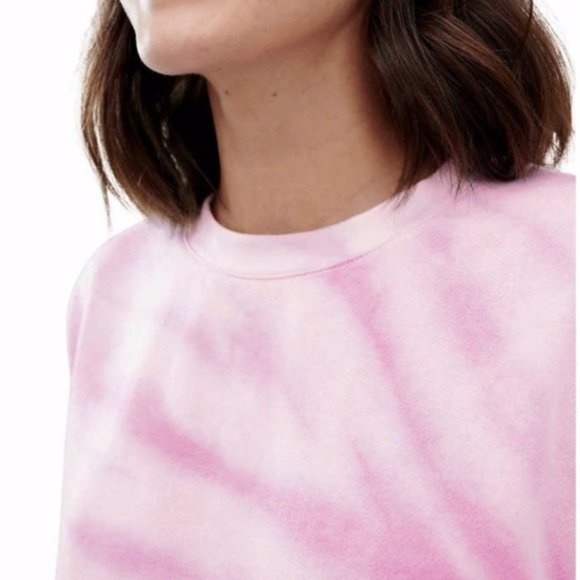 SPLENDID Women's Tie Dye Crewneck Pullover - Pink NWT - Picture 3 of 5